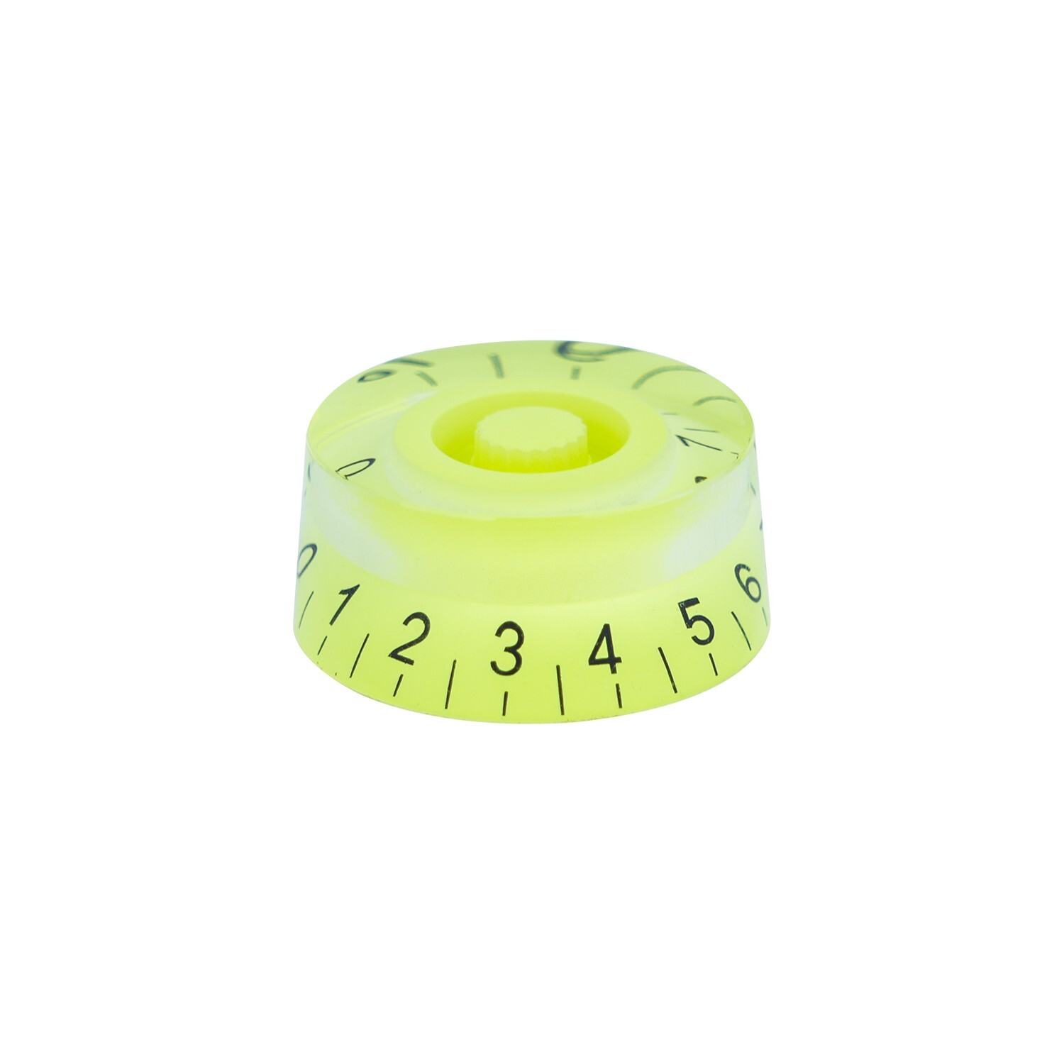 4x Guitar Knobs Speed Volume Control Knobs For Guitar Bass Fluorescent green