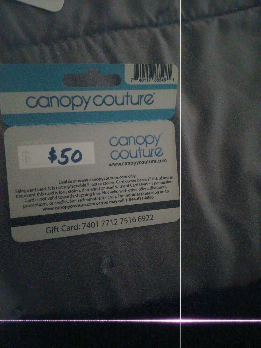 CANOPY COUTURE Gift Card  **Value $50**