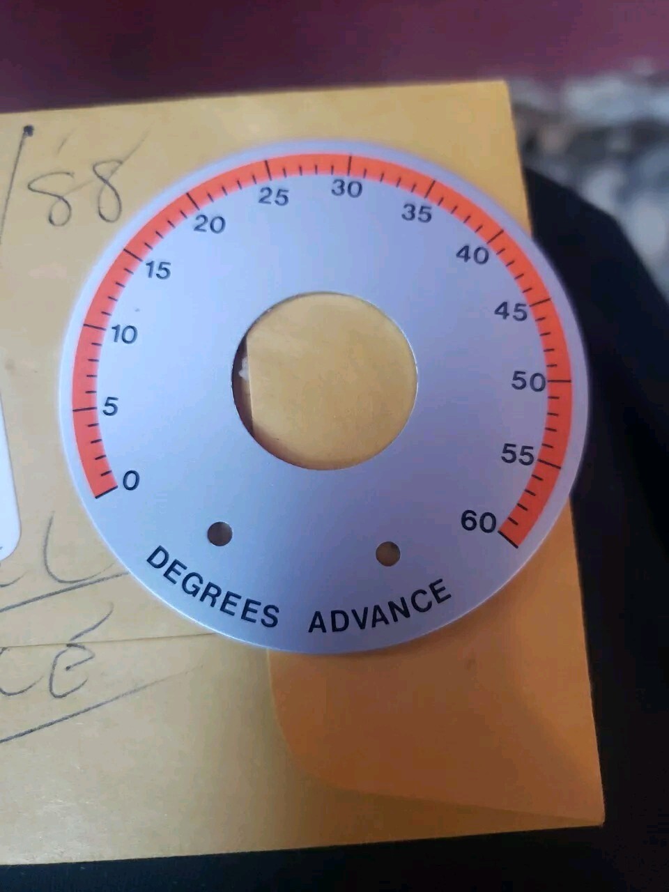 New Meter Dial #409-21 for COA-2600 NOS