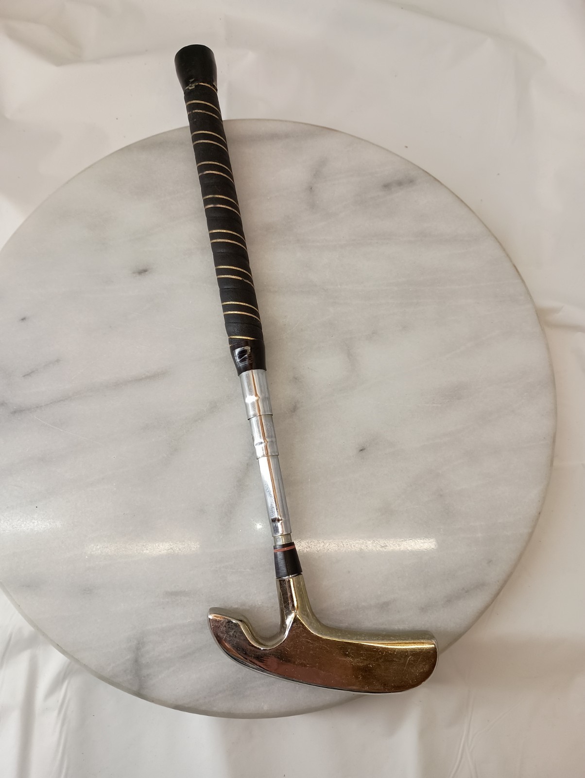Vintage Metal Collapseable Travel Putter 33 Inch When Extended