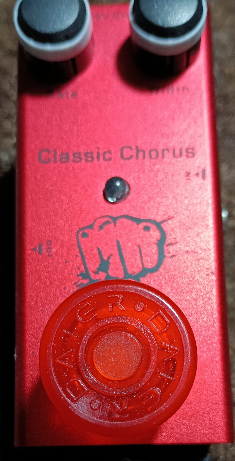 Classic Chorus Guitar Effect Pedal True Bypass (Red 05)