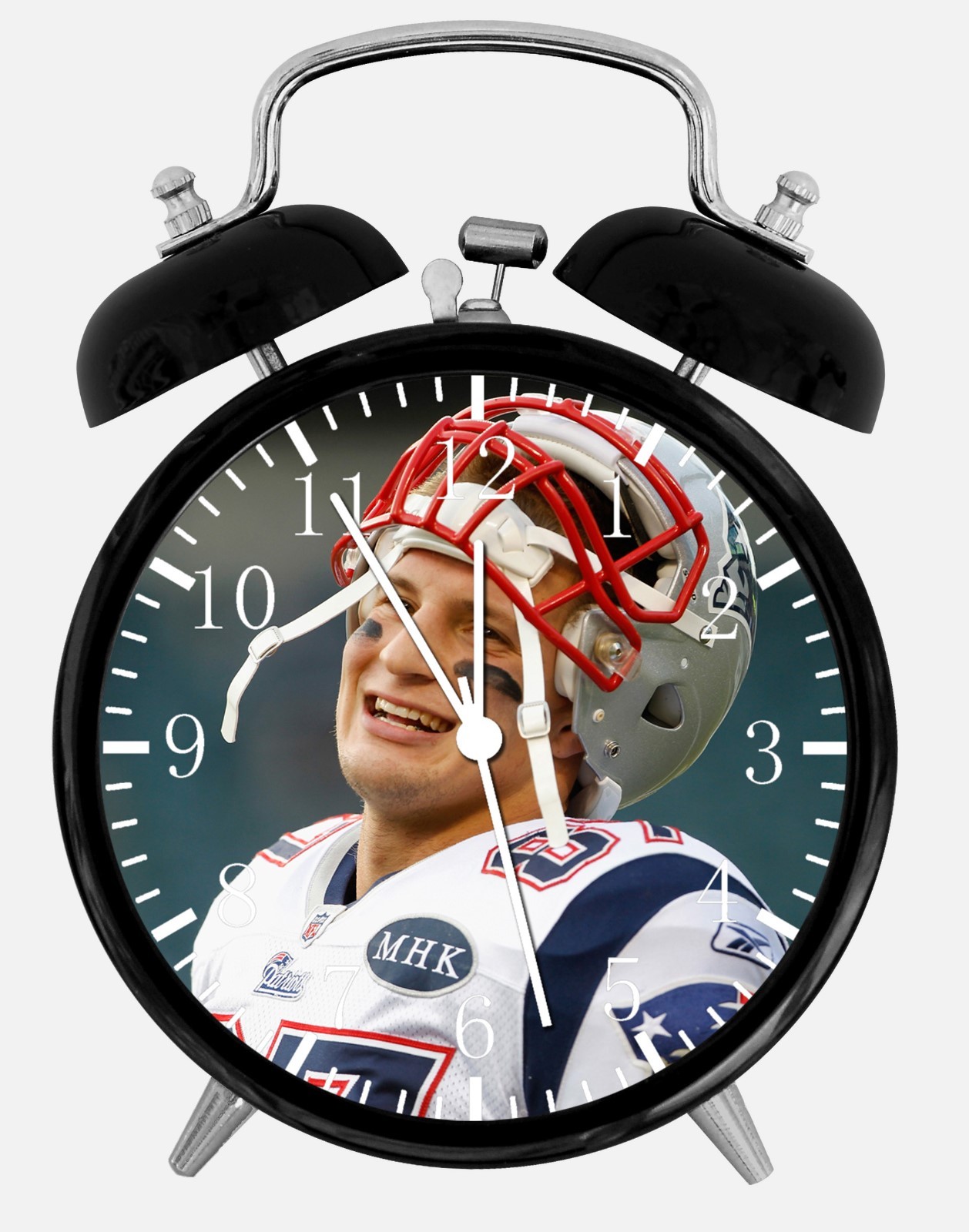 Rob Gronkowski Alarm Desk Clock 3.75" Home or Office Decor E468 Nice For Gift
