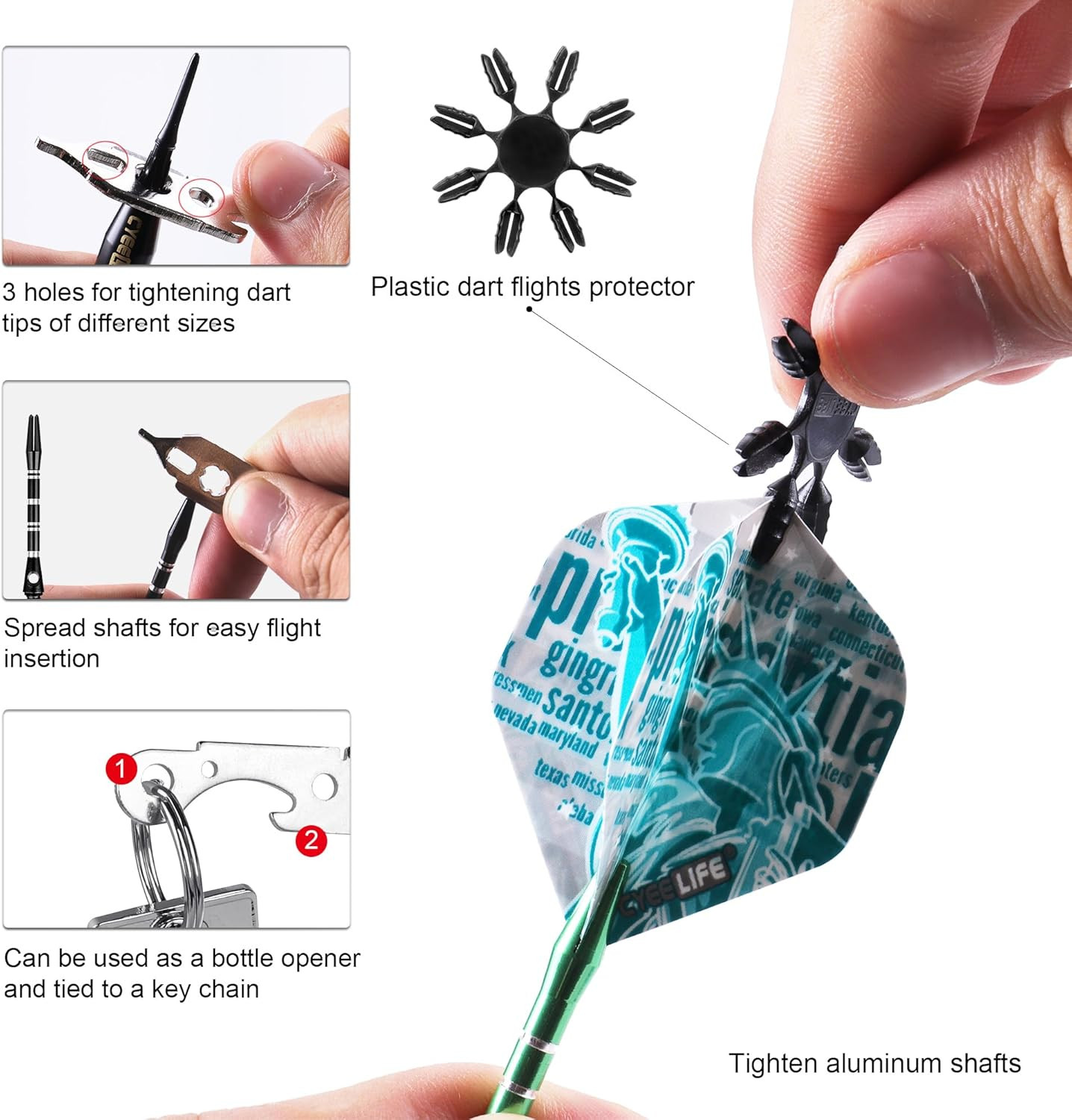 Darts Plastic Tip - Soft Tip Darts Set - 12 Pcs 18 Gram with 4 Colors