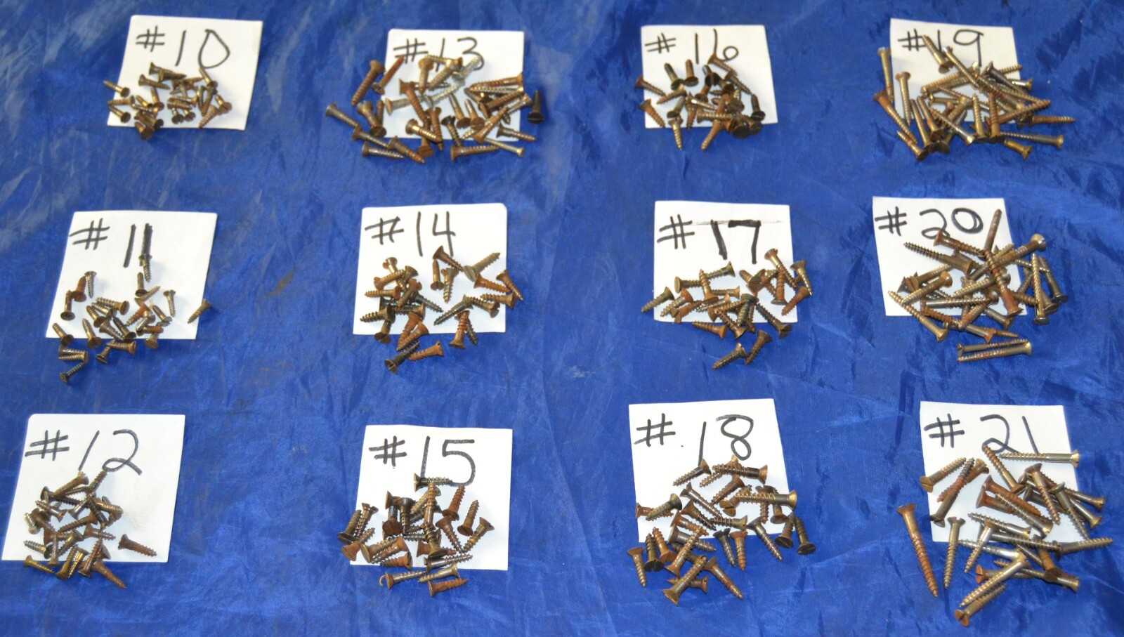 SCREW STRAIGHT HEAD ORIGINALVINTAGE SINGER CABINETS MULTIPLE SIZES LENGTH SCREWS