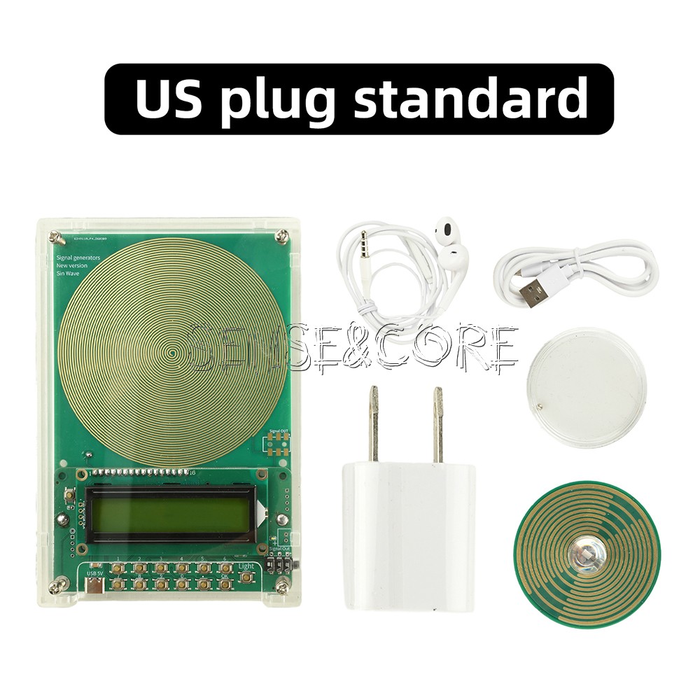 DC5V Schumann Wave Generator 0.1-299999kHz Adjustable Frequency Signal Generator