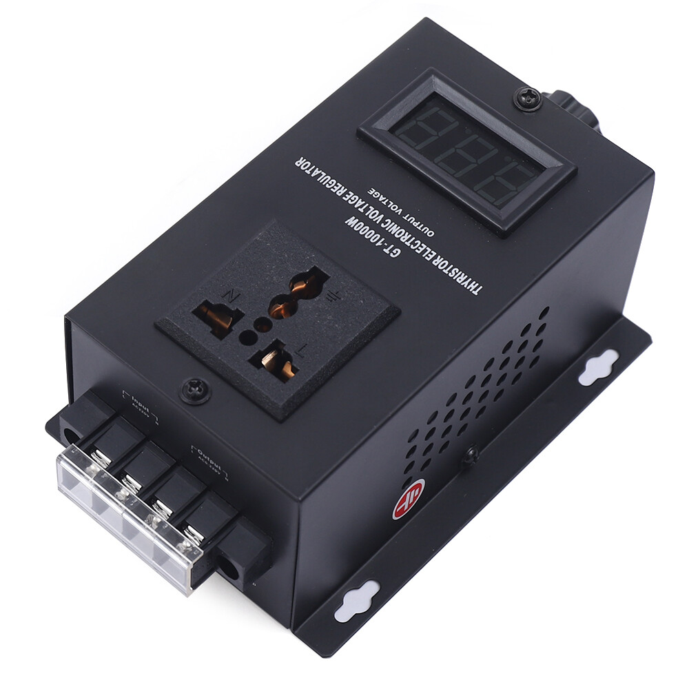 SCR Voltage Regulator 10000W, AC 110V Variable Voltage & Speed Control
