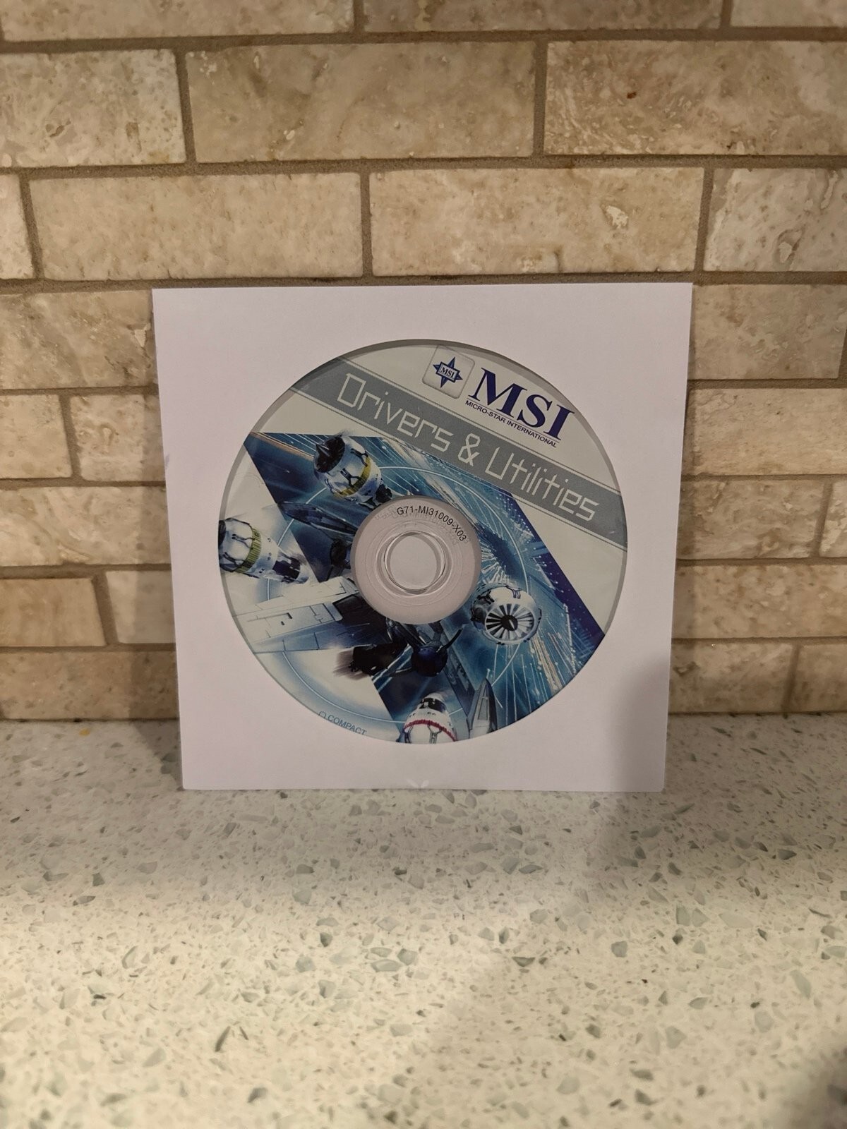 MSI DRIVERS & UTILITIES COMPACT DISC G71-MI31009-X03