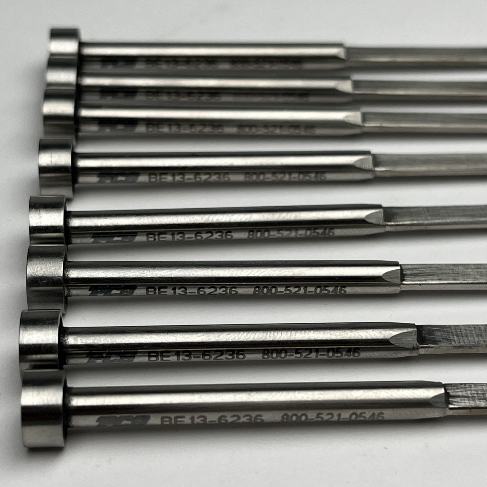 Lot (8) PCS Ejector Blades BE13-6236 .062x1.72x3 In