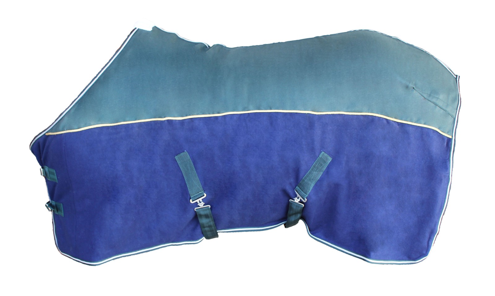 62" Horse Sheet Polar FLEECE COOLER Blanket Green 4305