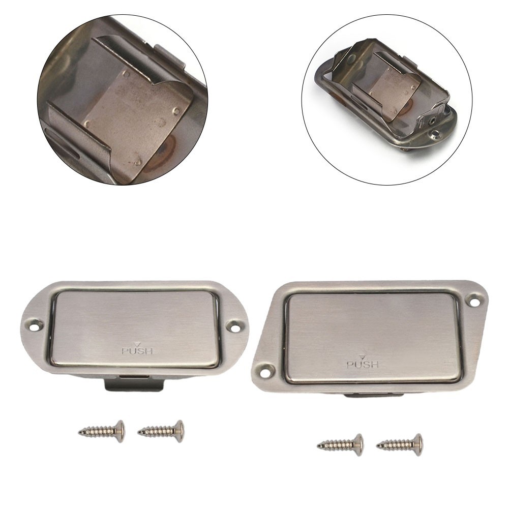 Stainless Steel Battery Box Cover for Electric Guitar High Quality Accessory