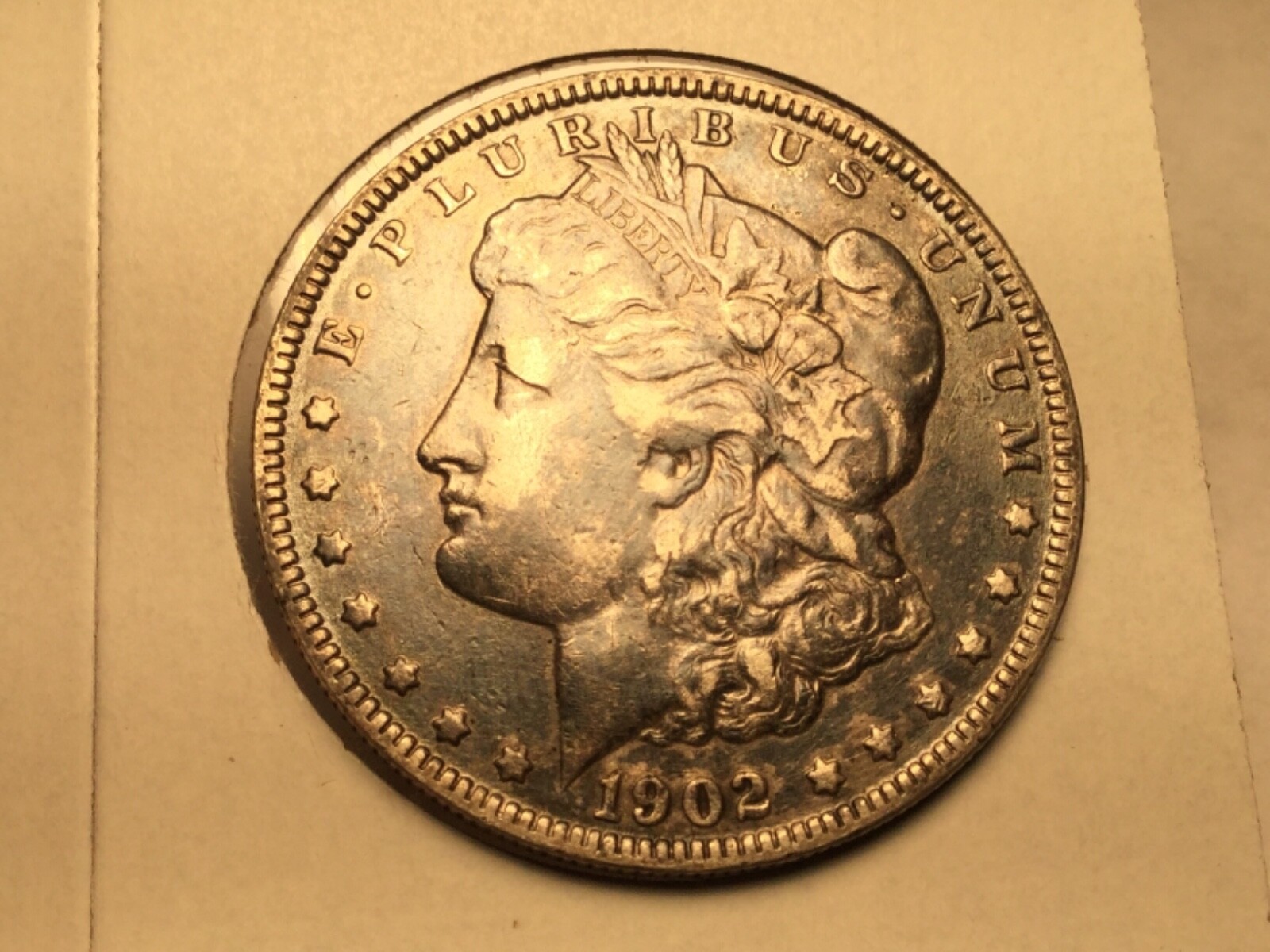 1902-O micro O Morgan Dollar in extremely fine