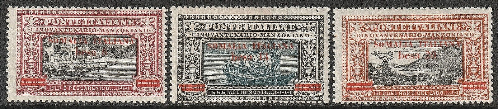 EDSROOM-12275 Somalia 61, 63-4 LH 1924 CV$26.25