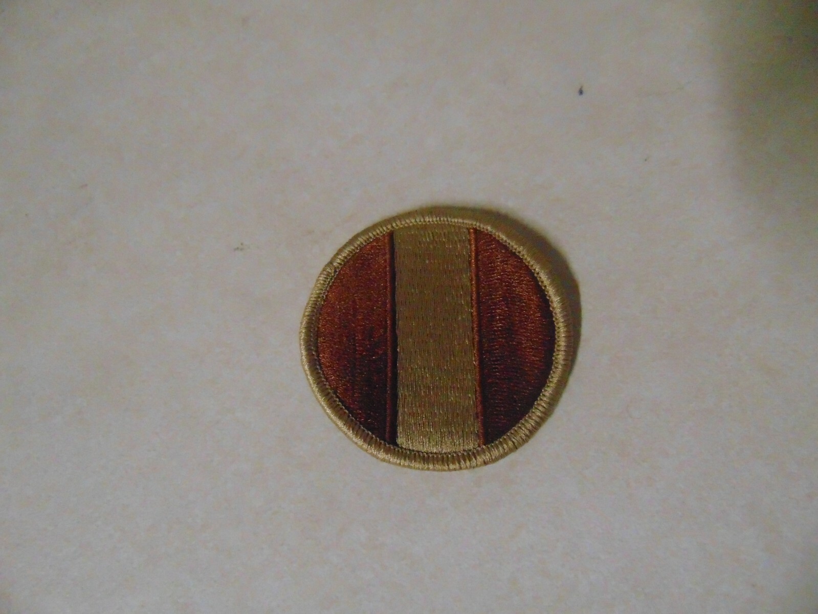MILITARY PATCH SEW ON SHOULDER US ARMY FORSCOM FORCES COMMAND DESERT TAN