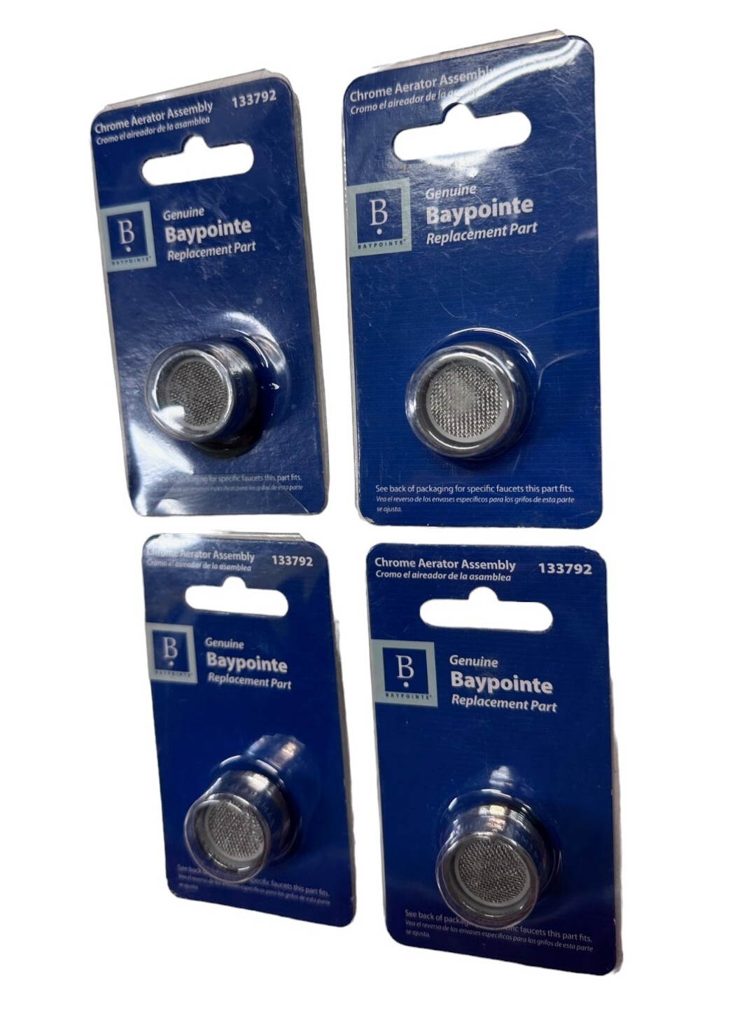 NEW Genuine Baypointe 133792 Chrome Aerator Assembly (LOT OF 4) **SALE**