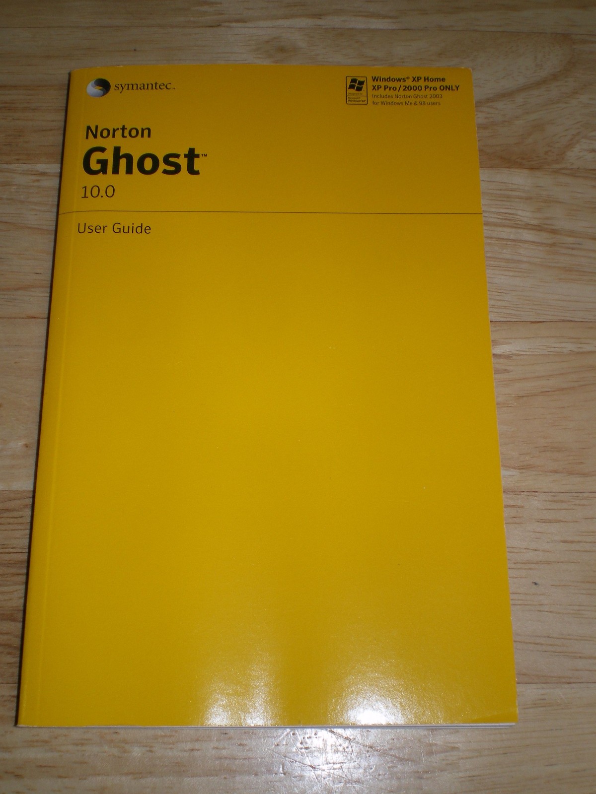 Norton Ghost 10 & 2003 on CDROM with Product Key and Installation Instructions
