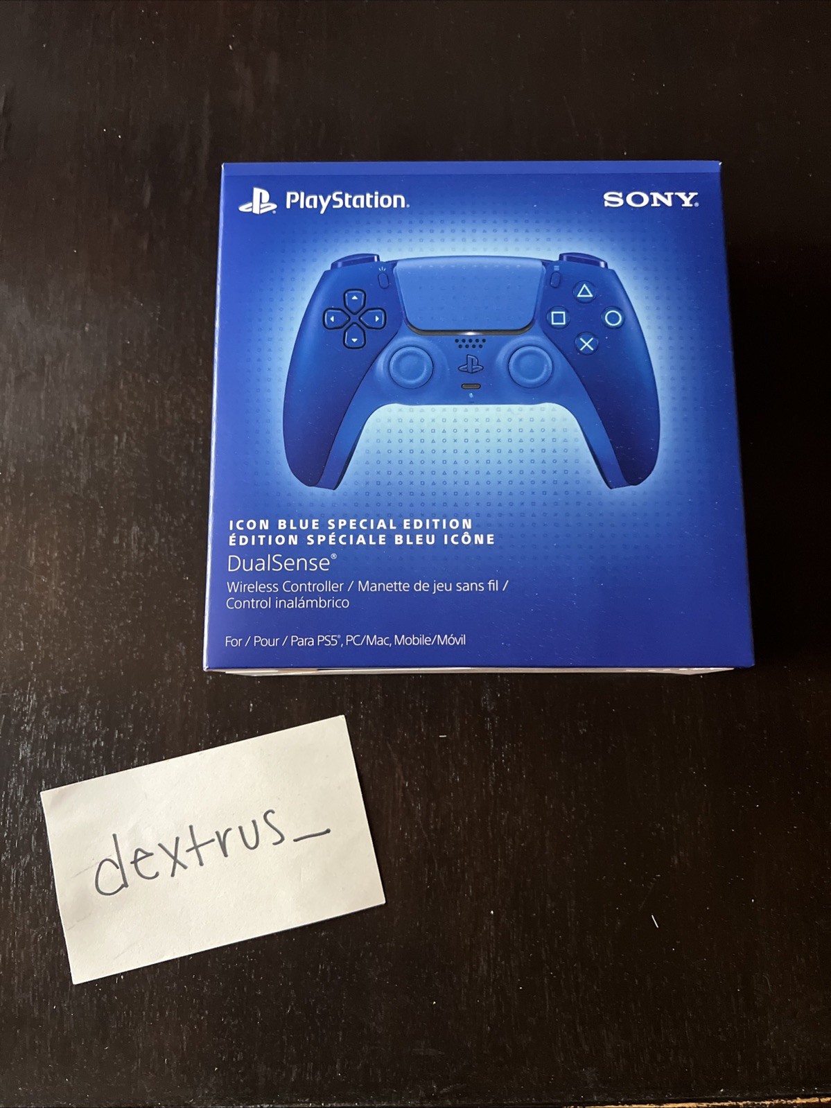 Sony PS5 Icon Blue Walmart Special Edition DualSense Controller New In Hand