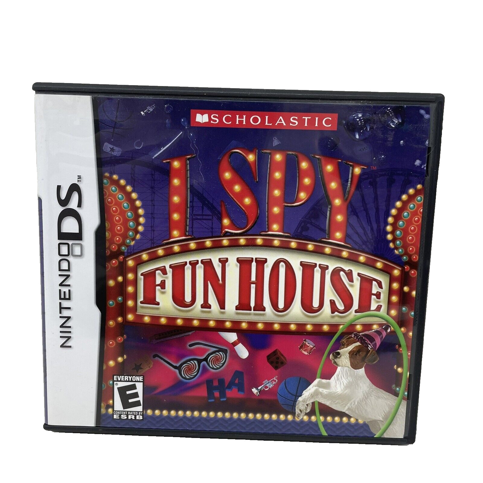 Nintendo DS Scholastic I Spy Fun House Authentic Case & Manual ONLY NO GAME