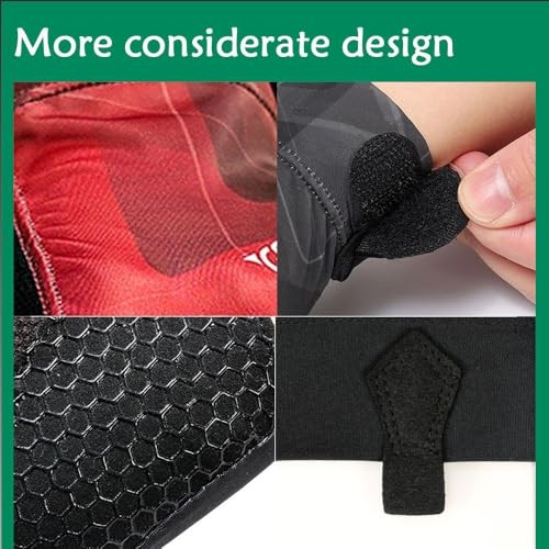 Red 3 Finger Pool Gloves for Left Hand - Billiards - Red