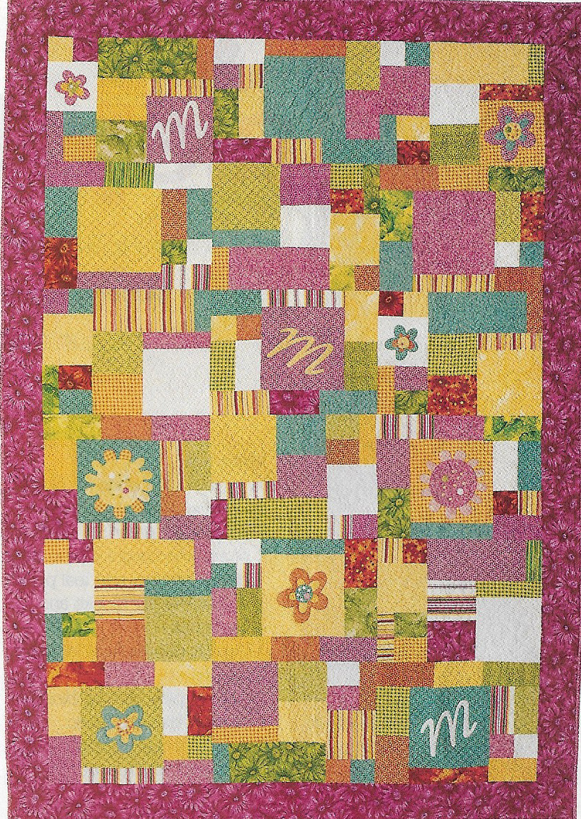 Daisy Mania Quilt quilting pattern instructions