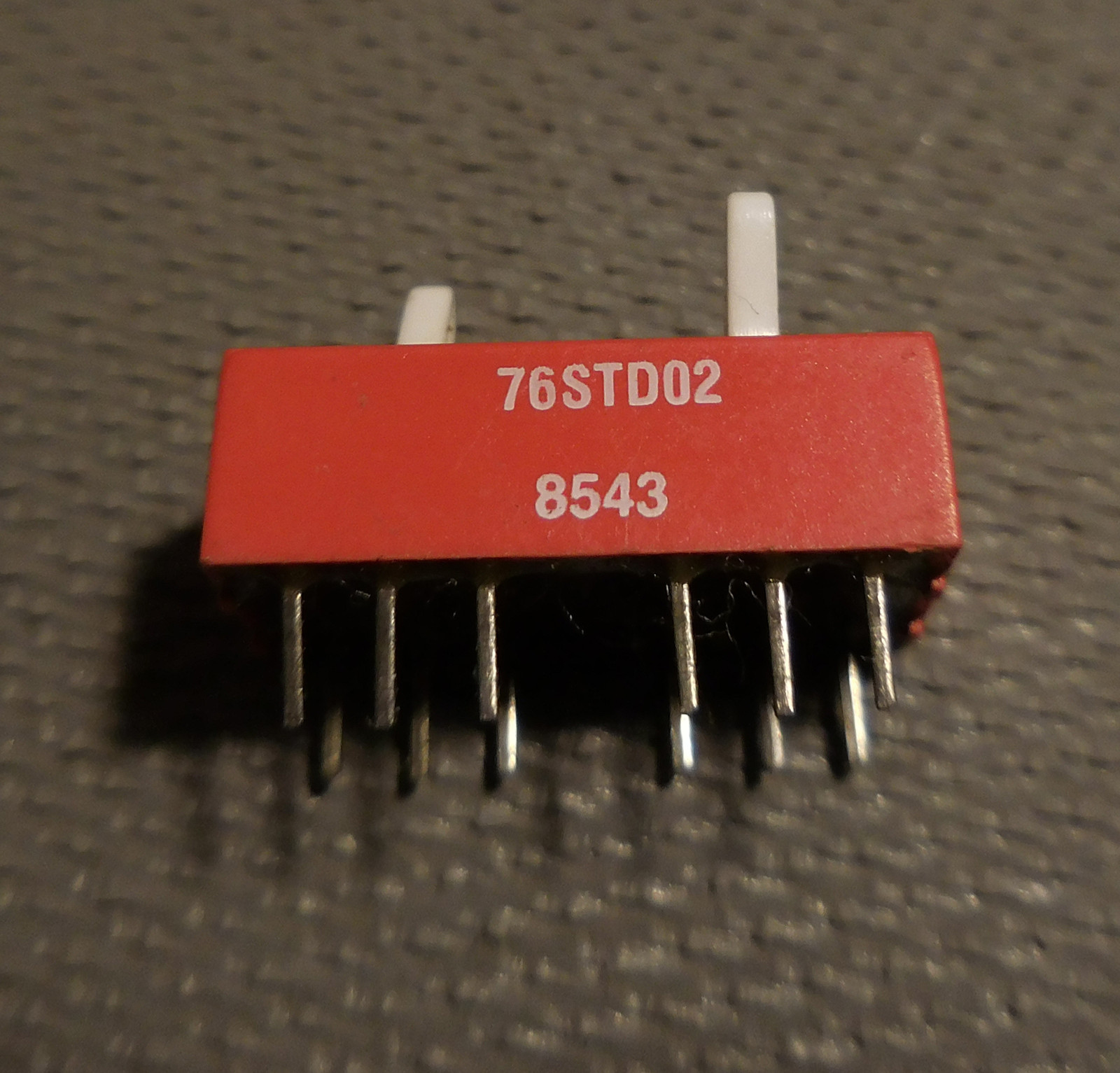 5 Grayhill Toggle 2 DPDT DIP Switch 2 Double Pole Double Throw Switches Five Pcs