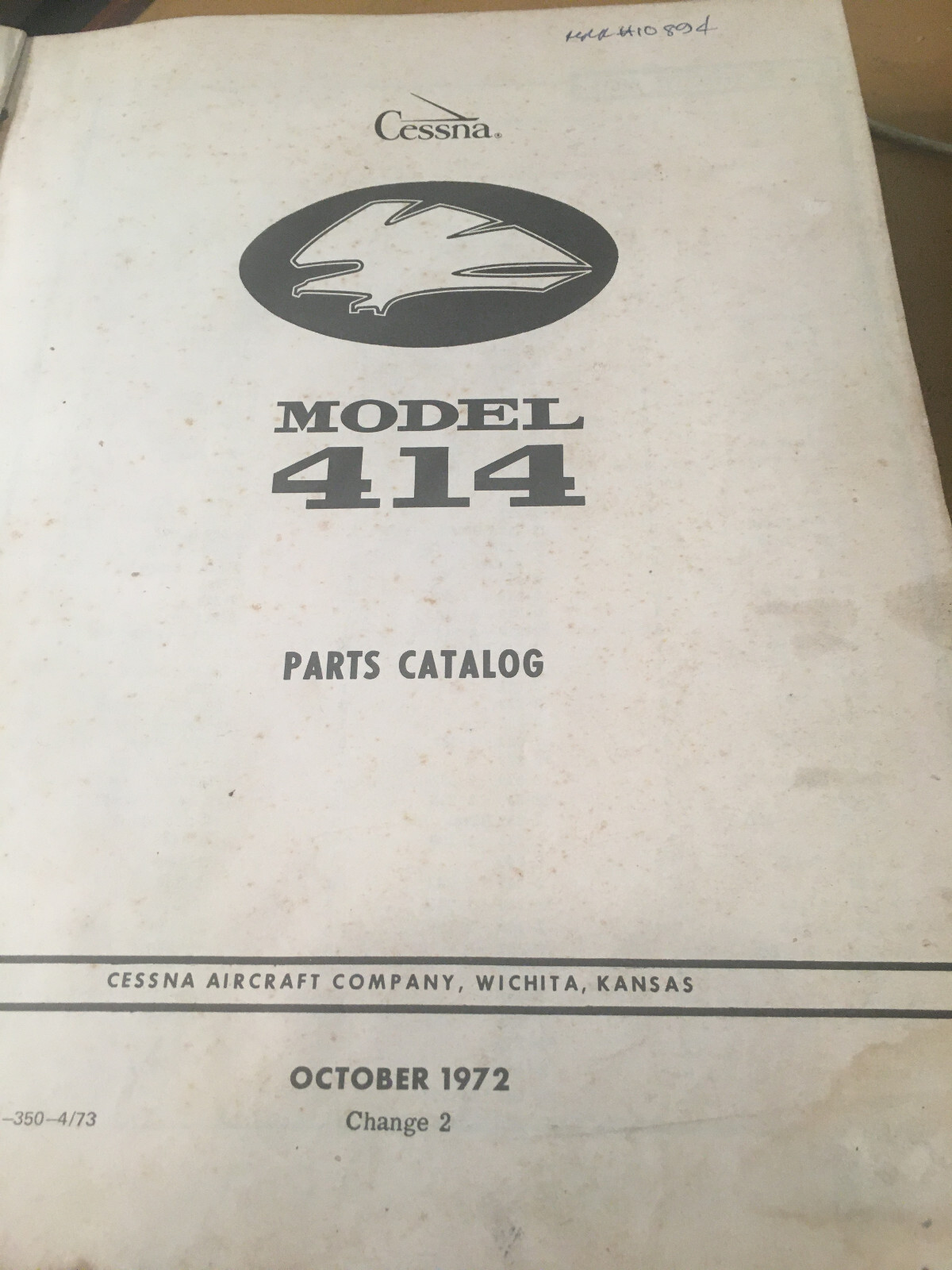 Cessna 414 Parts Manual