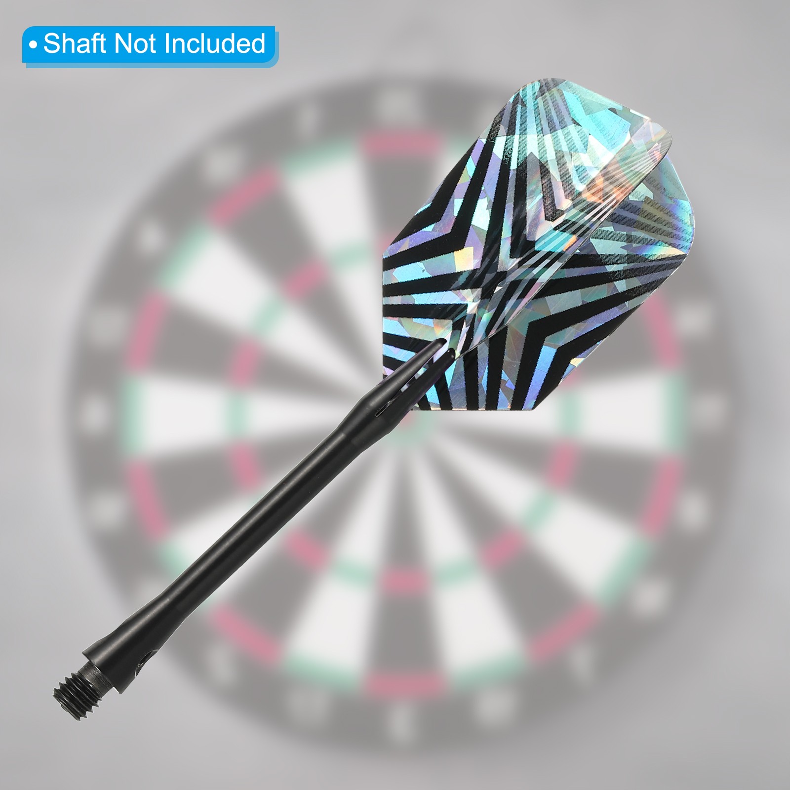 5 Pack Slim Dart Flights PET Dart Accessories V-shaped Pattern