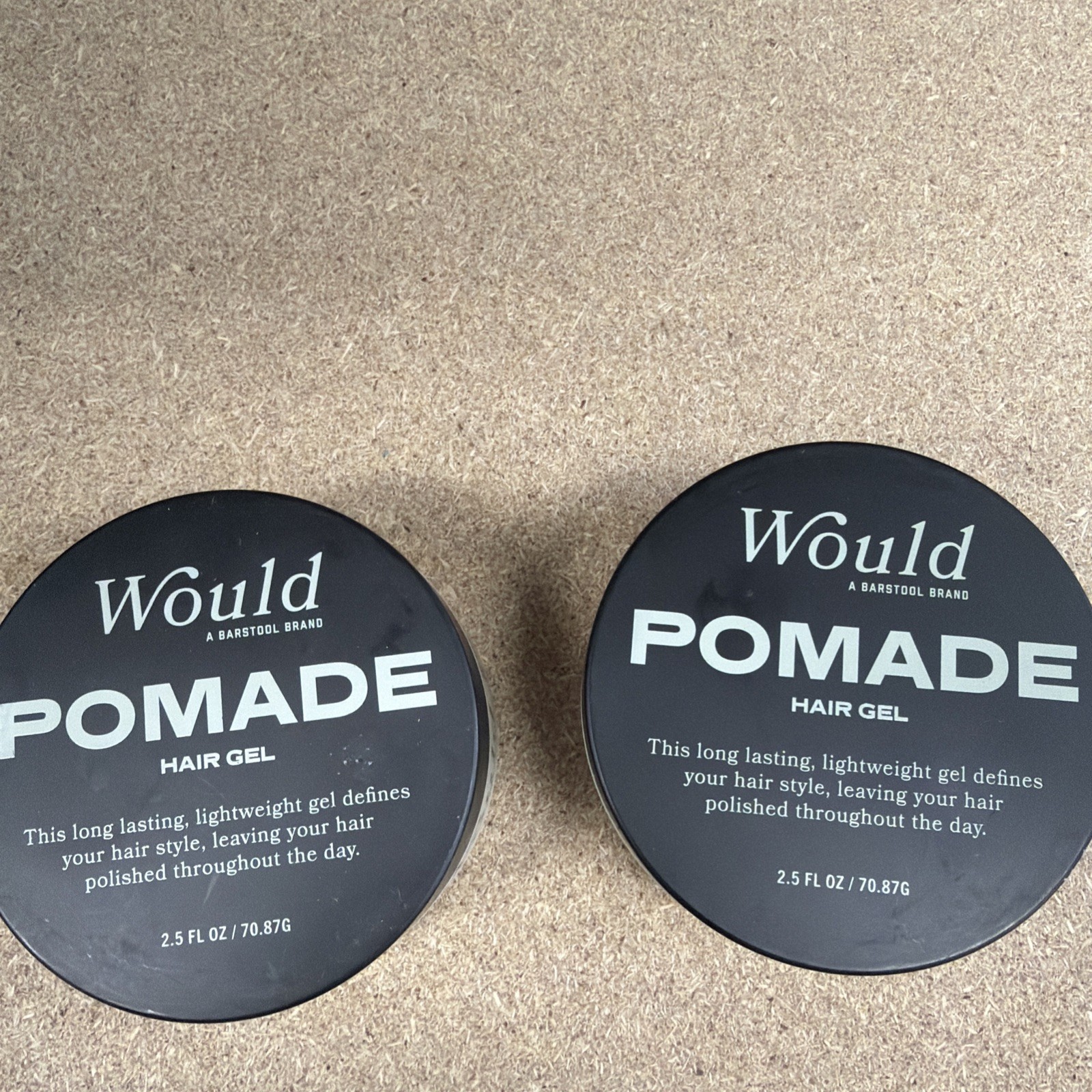 2x Would Pomade Hair Gel 2.5 fl. oz. Lot Of 2 New