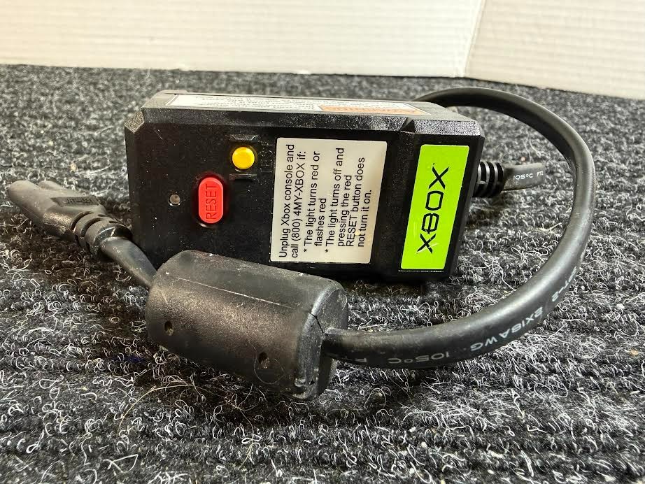 Original Xbox Surge Protection AC Power Adapter Cord X800563-100 TESTED