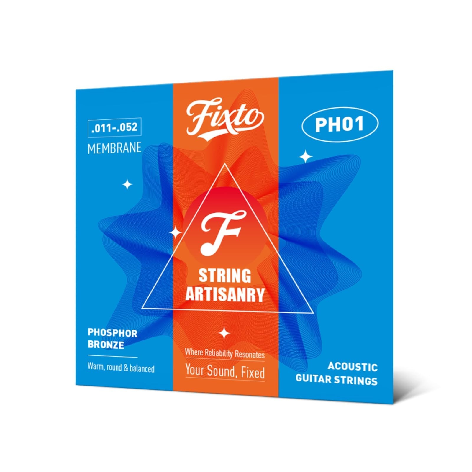 guitar strings, Acoustic guitar strings with phosphor bronze coating, Excelle...