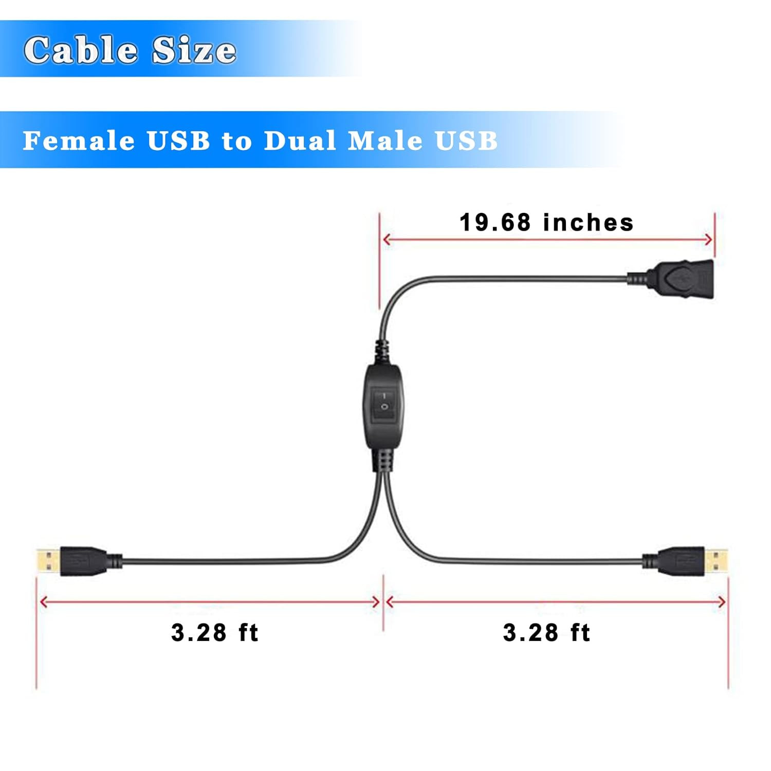 USB Splitter 1 in 2 Out Switch for Two Computers Connected One Printer USB-B Mal