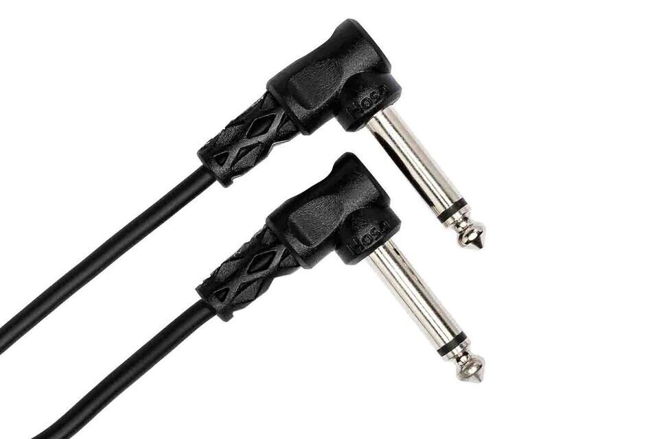 Hosa CFS-106 Molded Right-Angle Guitar Patch Cable, 6 inch 🔥NEW🔥
