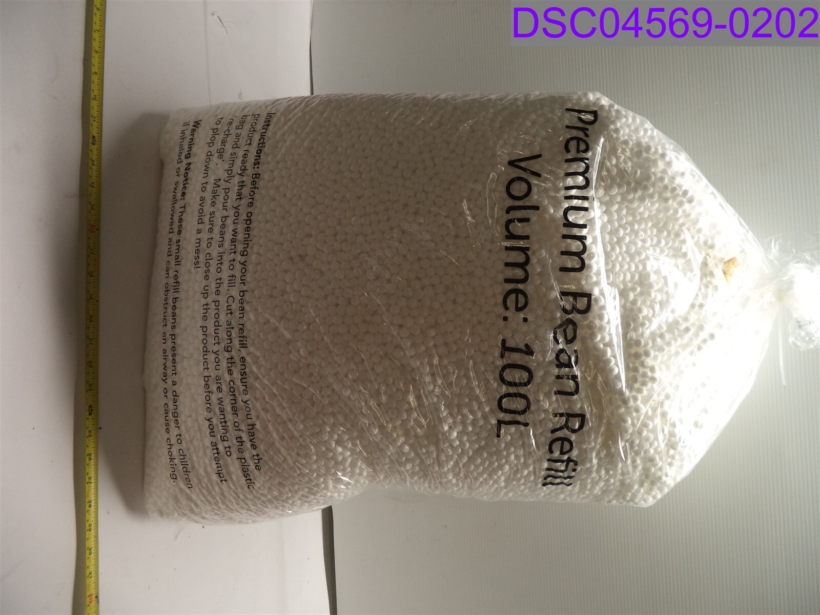 Qty = 2 Boxes: Premium Beanbag Refill Beans 100 L