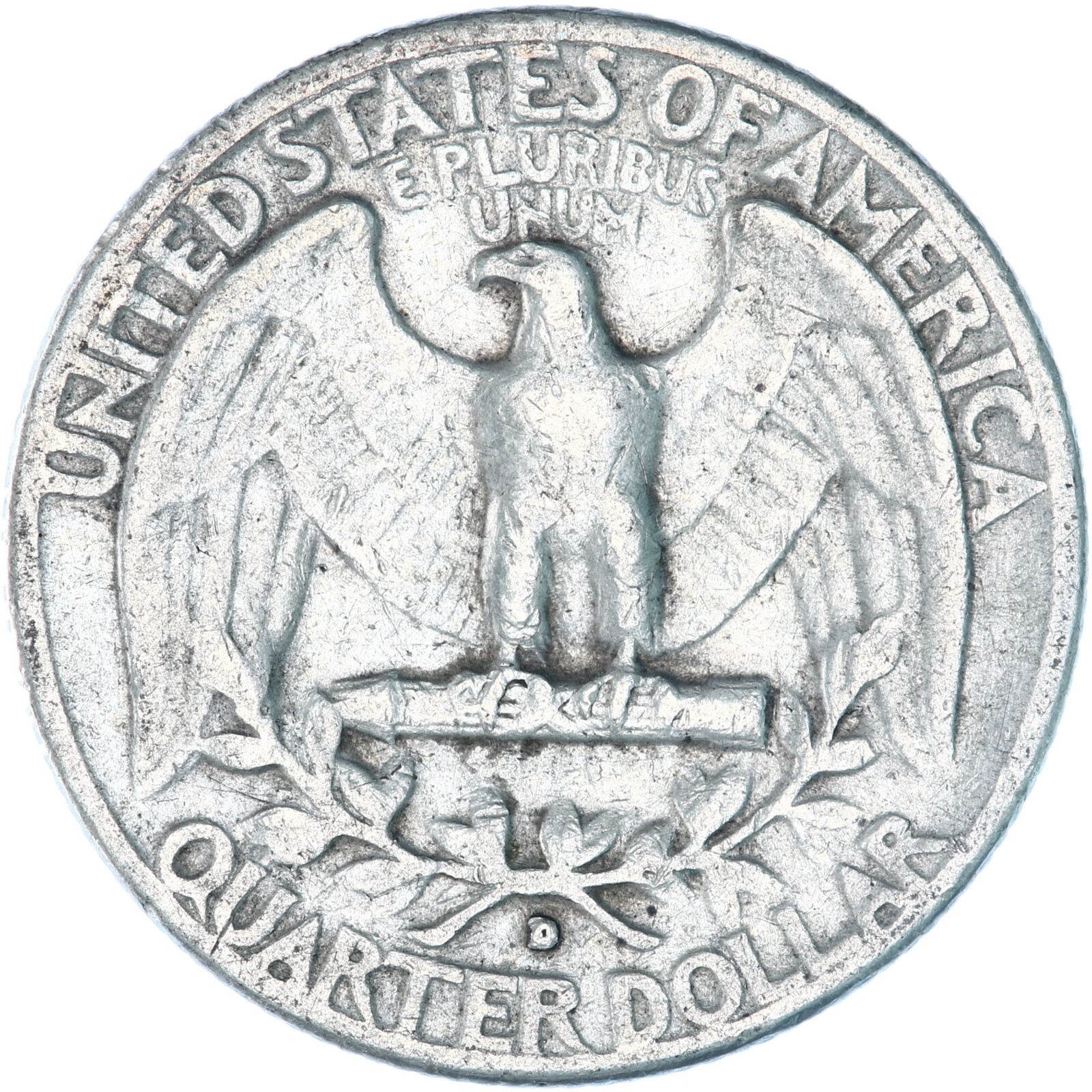 1952 D Washington Quarter 90% Silver Very Fine VF