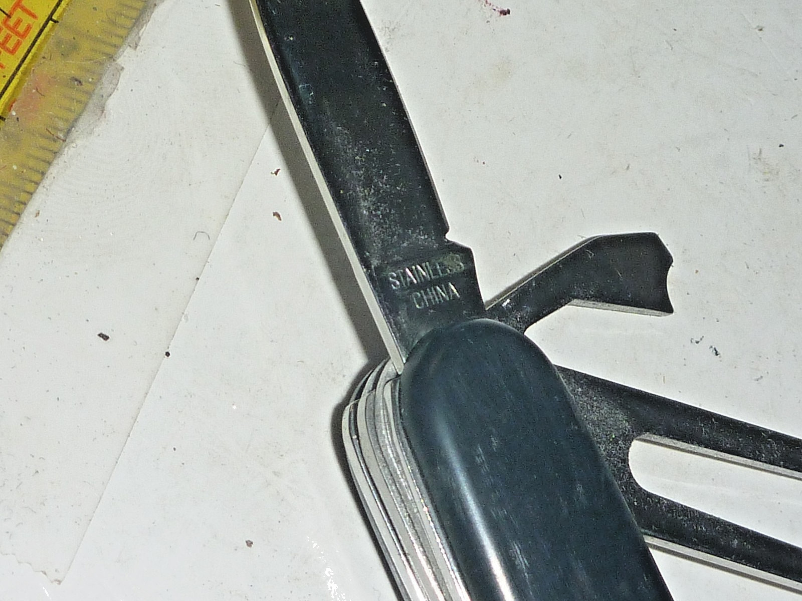 Vtg Golf Multi-Tool Pocket Knife - Black - 4 Function