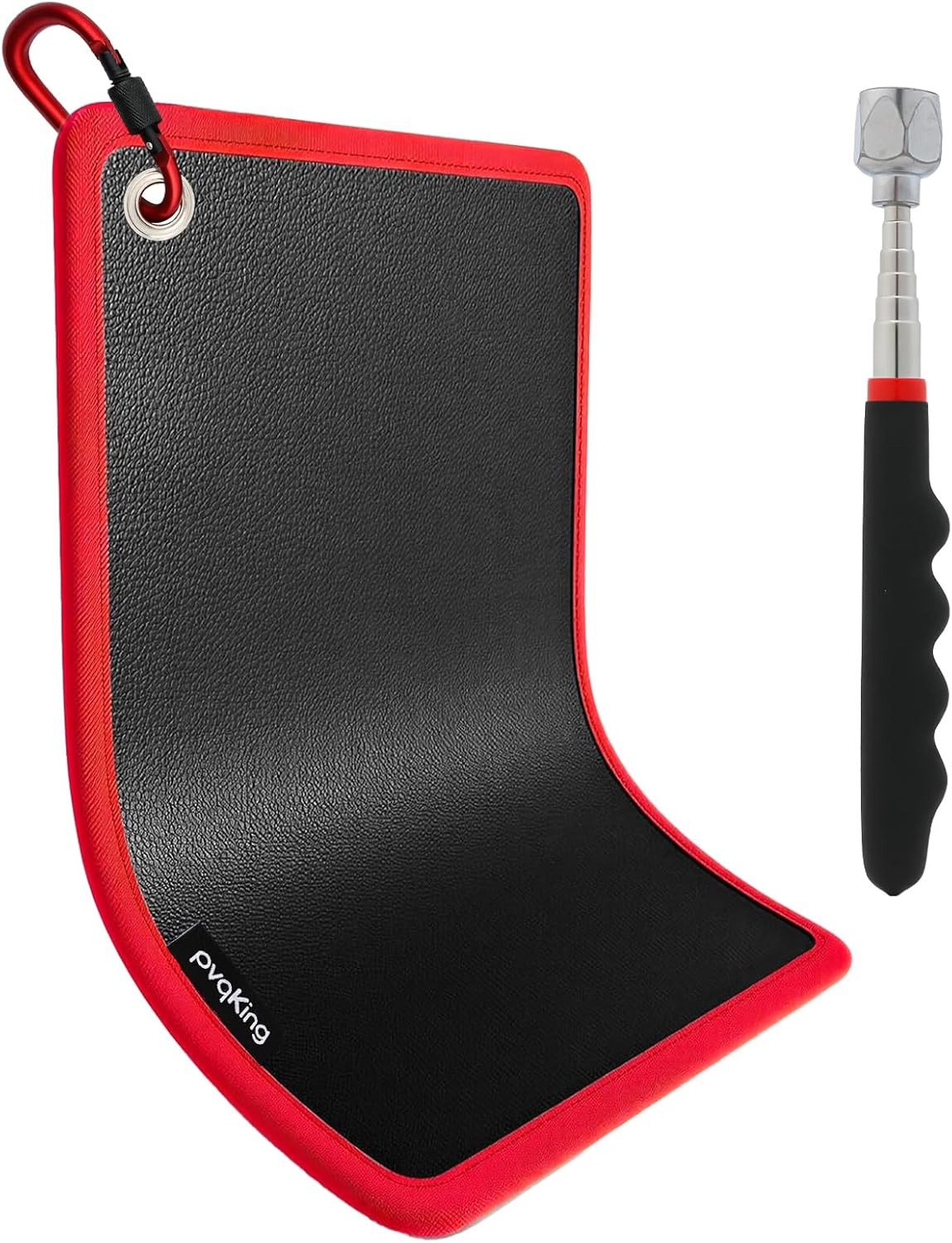 Flexible Magnetic Tool Mat,40 LBS Magnetic Pad with Magnetic Picker,Circular Han