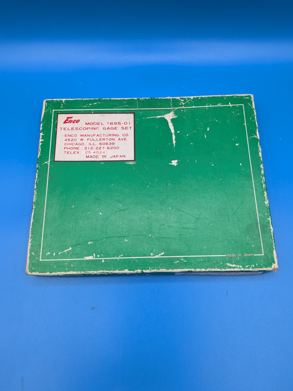 Enco 695-01 6 Piece Telescoping Gage Gauge Set A thru F 5/16" to 6"