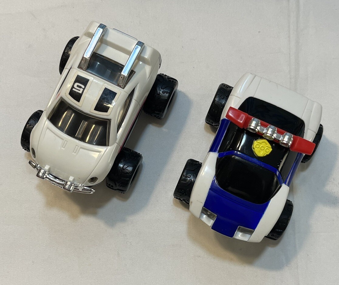 vintage 1996 Jakks Power Rangers Turbo Morpher Car Zords One Working