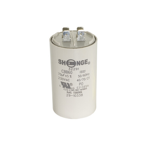 Liftmaster K29-10338 Motor Capacitor 70MFD 50/60Hz 230VAC MT BMT MJ MH HMJ MHS