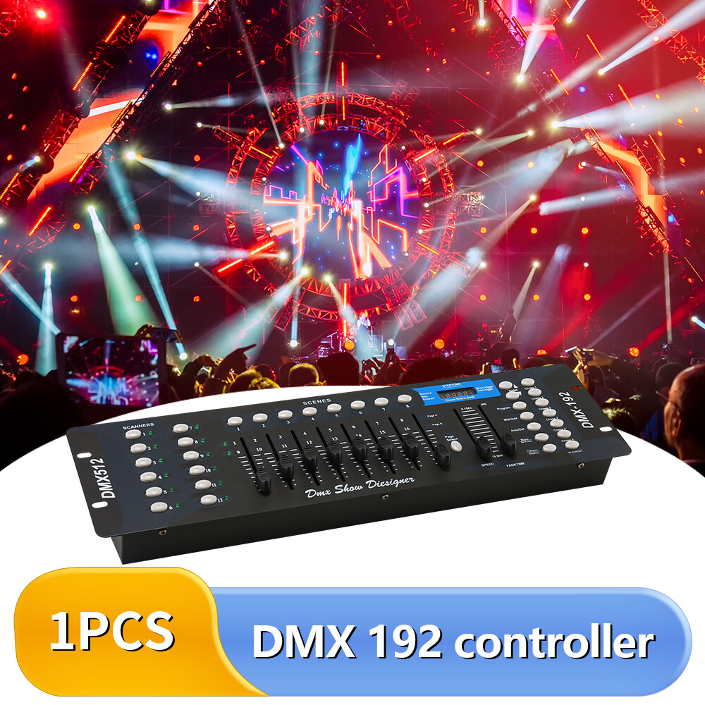 DMX 512 192 Channel Operator Console Controller For Stage DJ Party Lighting