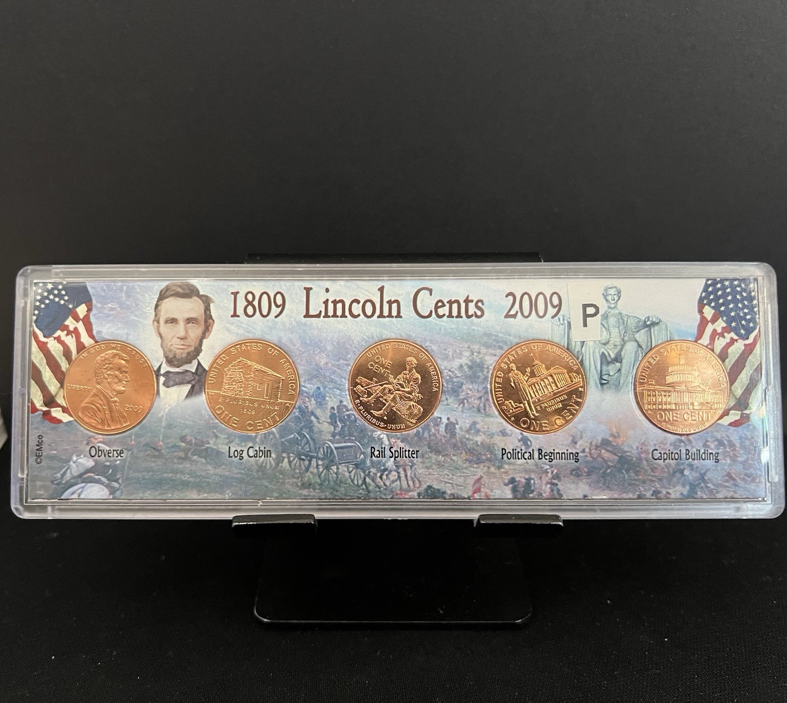 Set of 2009 P Lincoln bicentenial pennies. Uncirculated
