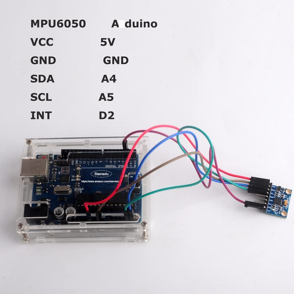 5PCS MPU-6050 3 Axis Gyroscope Accelerometer Sensor for Arduino Projects