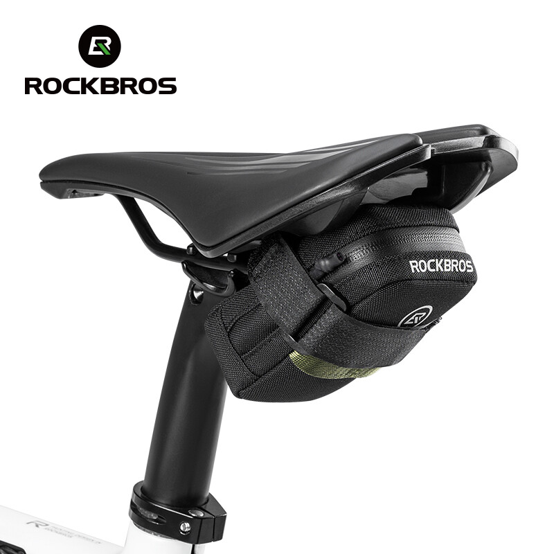 ROCKBROS Bike Saddle Bag,Mini Under Seat Pouch Bag Portable Lightweight 0.35L