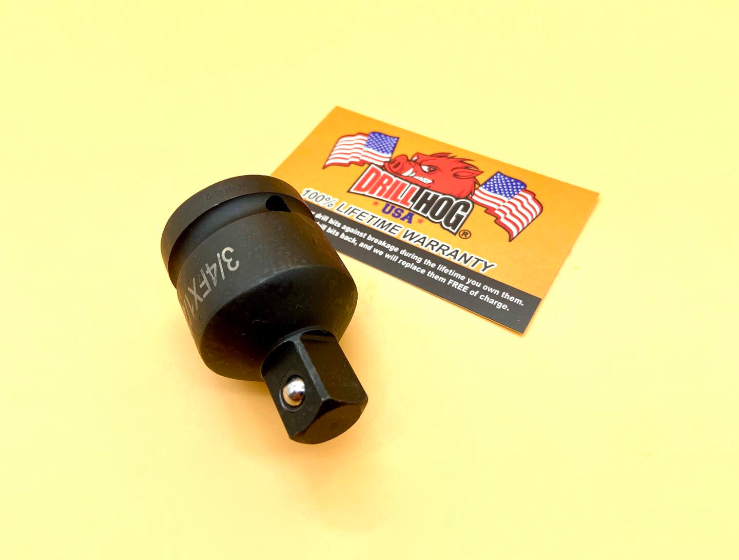 Drill Hog® 3/4" to 1/2" Socket Reducer 3/4" x 1/2" Impact Reducer Socket Adapter