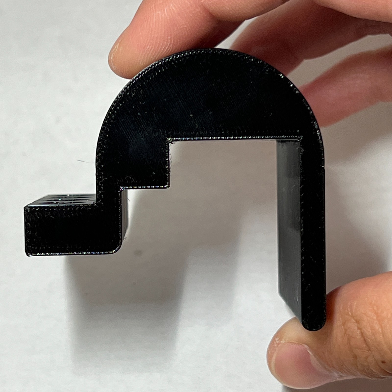 4 Hole Air Dosing Pump Tubing Holder for Aqueon 90G Rimmed Tank - 3D Printed