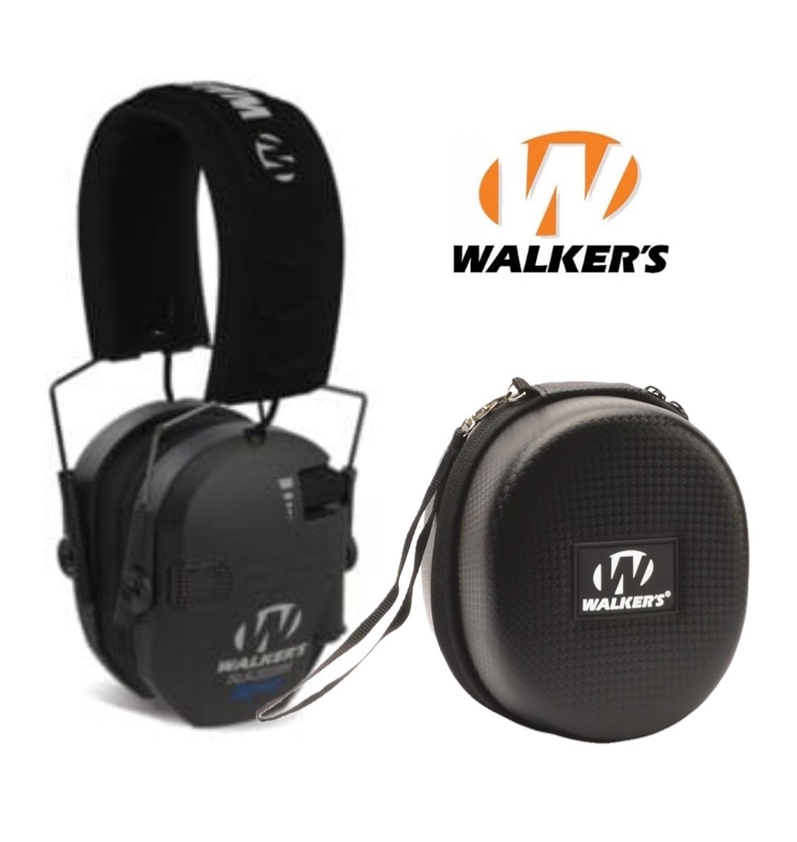 Walker's Razor Digital XTRM Electronic Ear Muffs w/ Walker’s Razor Case