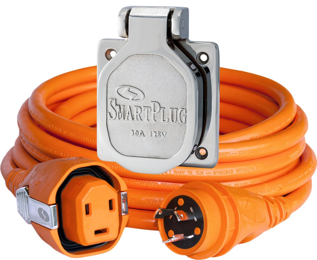 SMARTPLUG C30503BM30NT Power Cord; Power Supply Cord For Boats; 30 Amp; 50 Foot