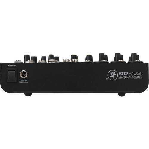 Mackie 802VLZ4 with 4 XLR Cables