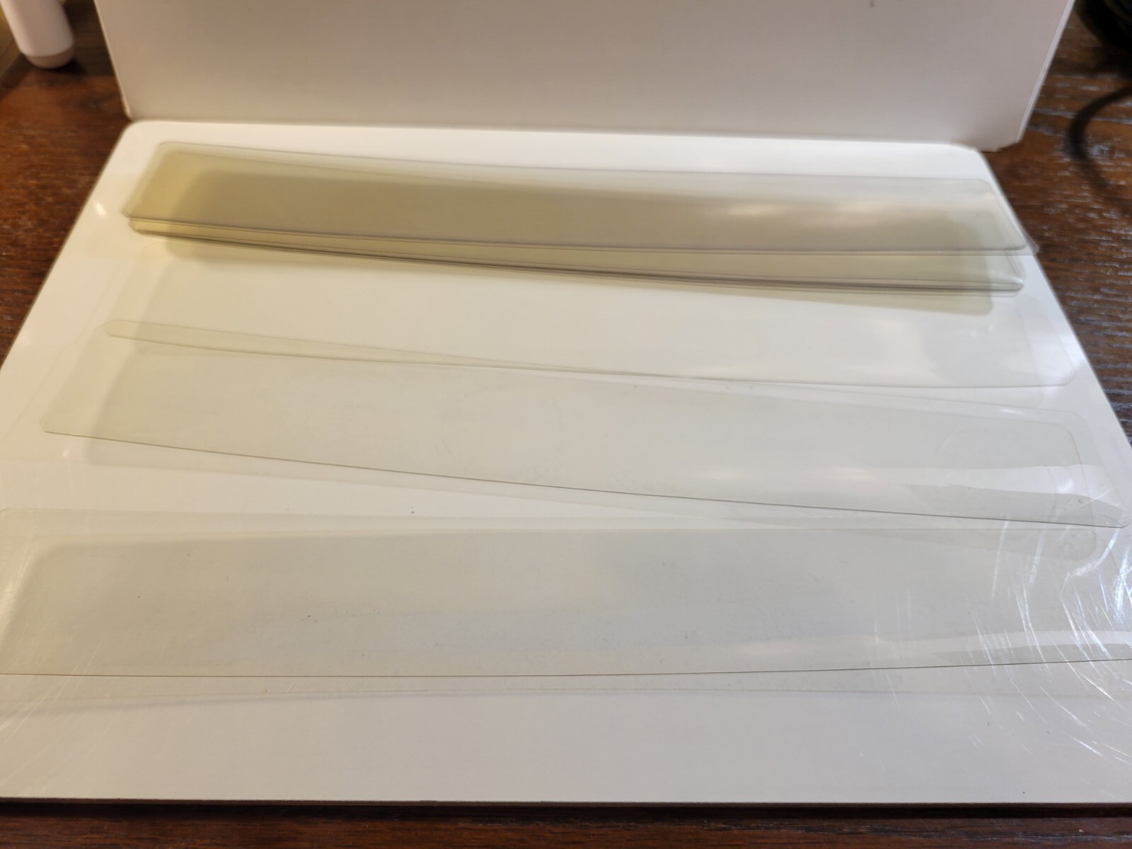 New Clear Slides for Coin & Medal Albums, 10.5"x1.5", Trimmable, BUY 1 or MORE