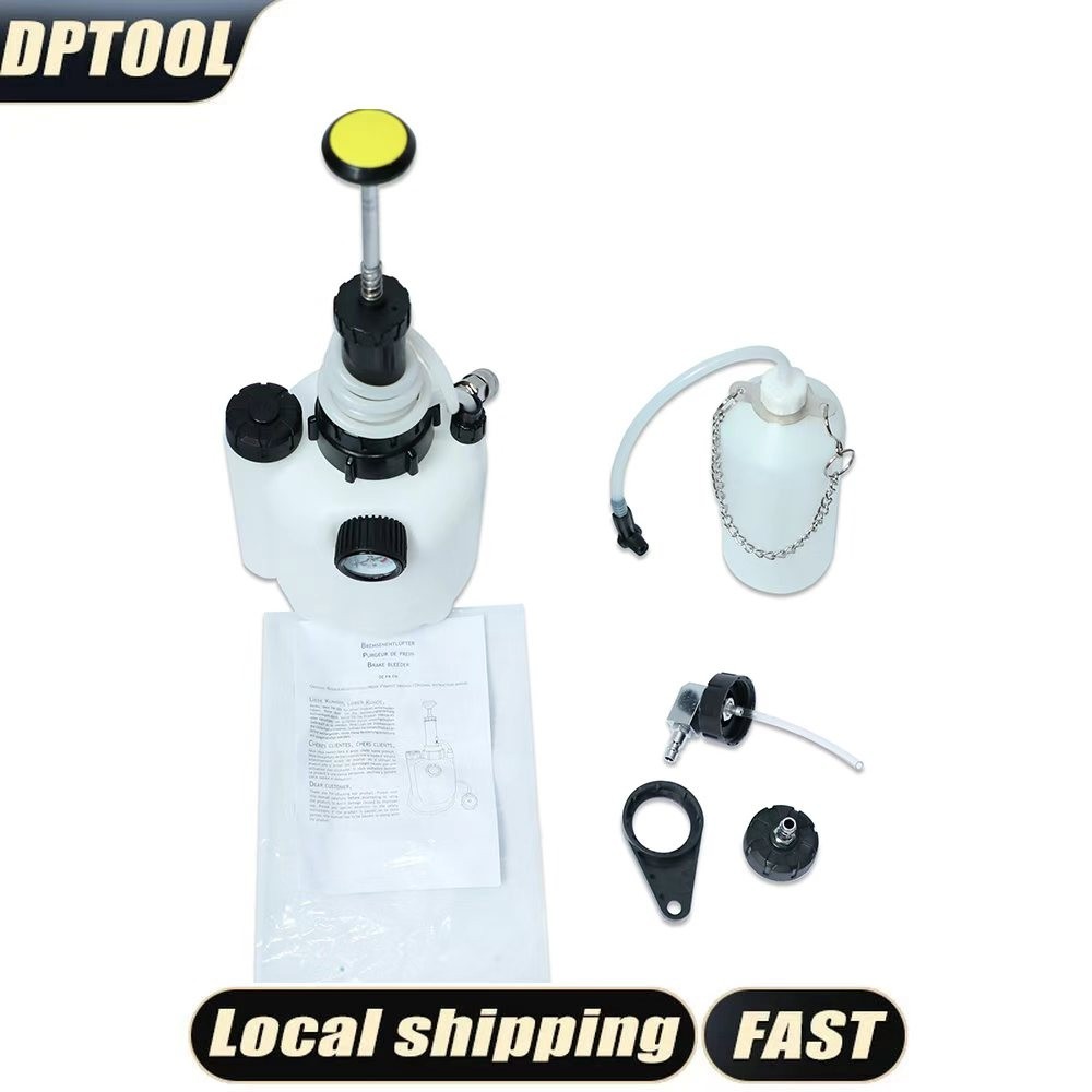 Self Car Brake Clutch Fluid Bleeding Kit Bleeder Pressure 3l Oil Bottle Tool