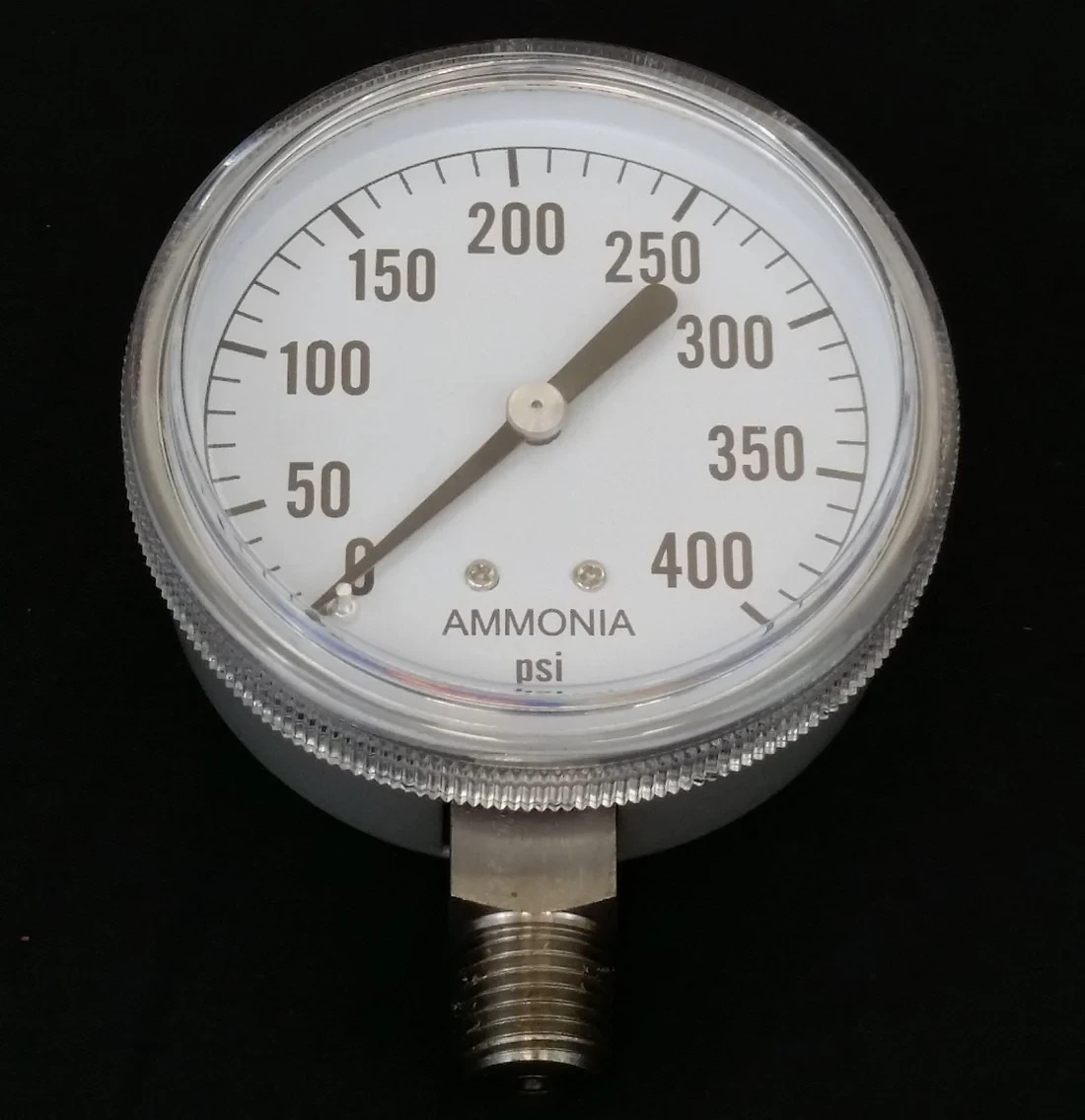 Valley Industries, 2-1/2", 400 P.S.I. Stainless Steel Nh3 Gauge - 2180DSX400